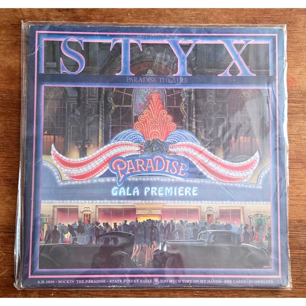 STYX Paradise Theater 1981 Vinyl LP - Laser Etched Edition